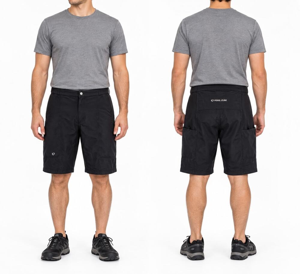 Pearl Izumi Versa Men's Cycling Mountain Biking Shorts Black L Style 0261